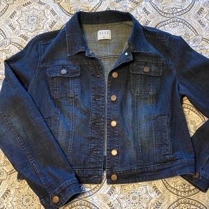 EUC Dark Wash Elle Jean Jacket, Size L